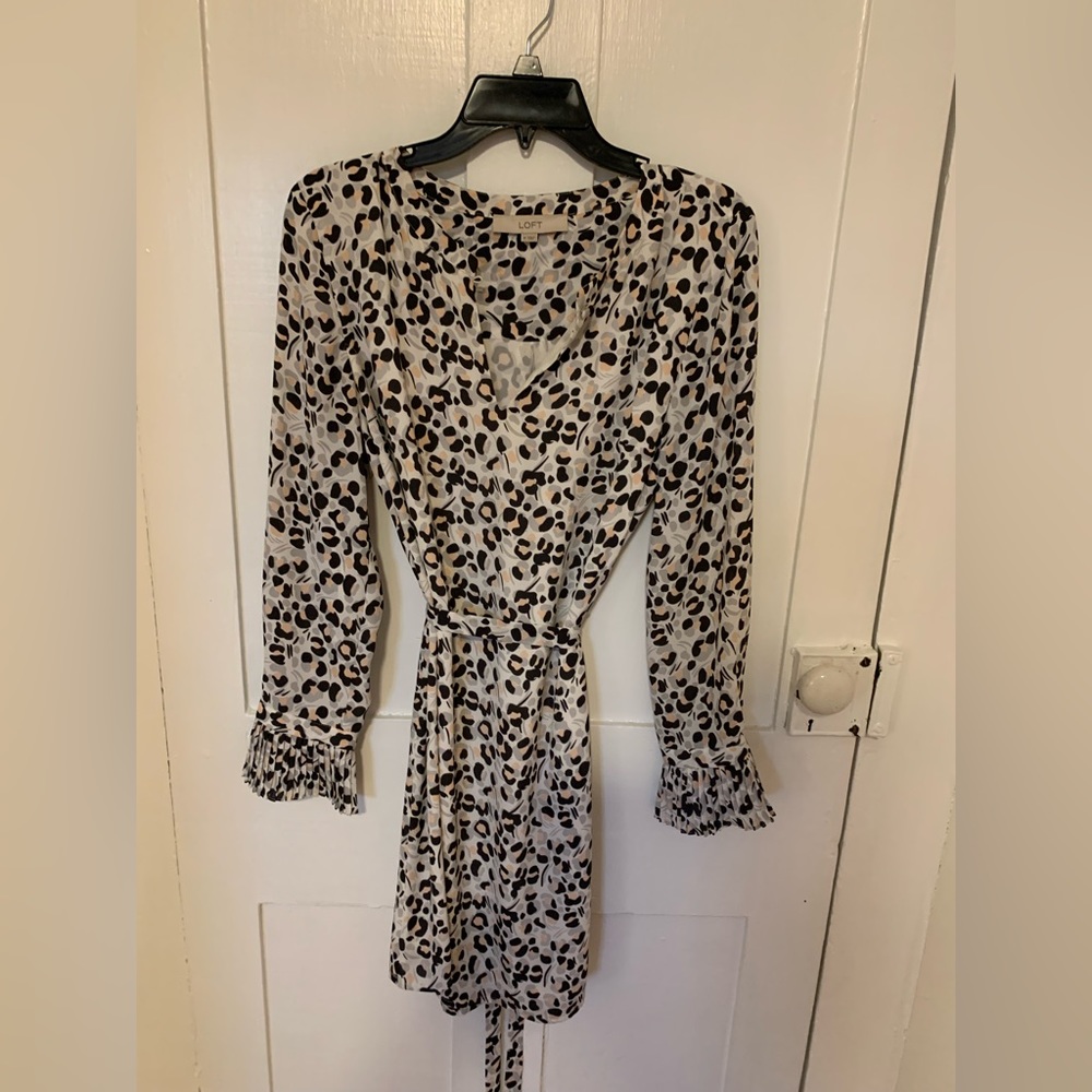 LOFT Leopard Dress